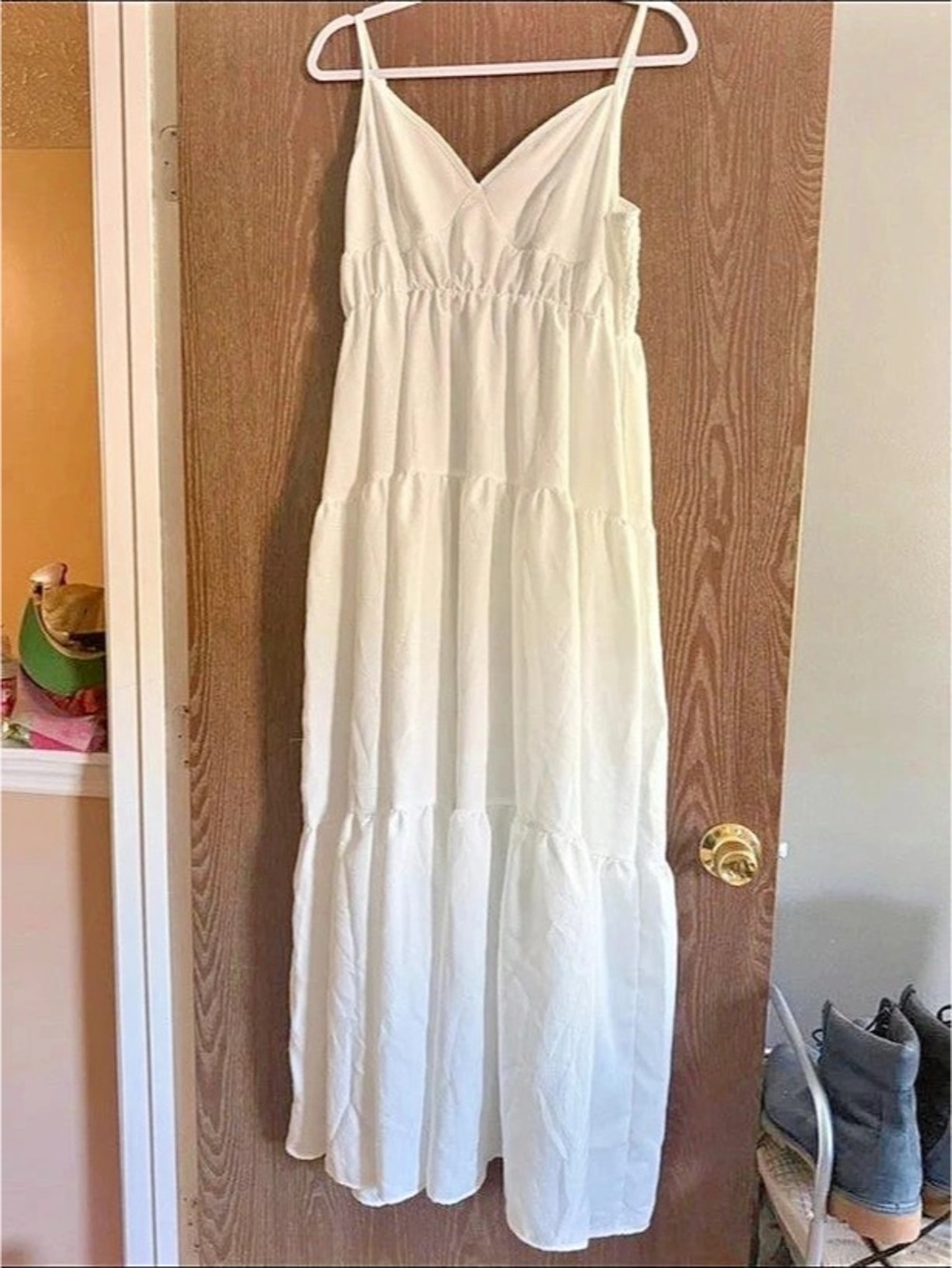 White Maxi Dress Like New